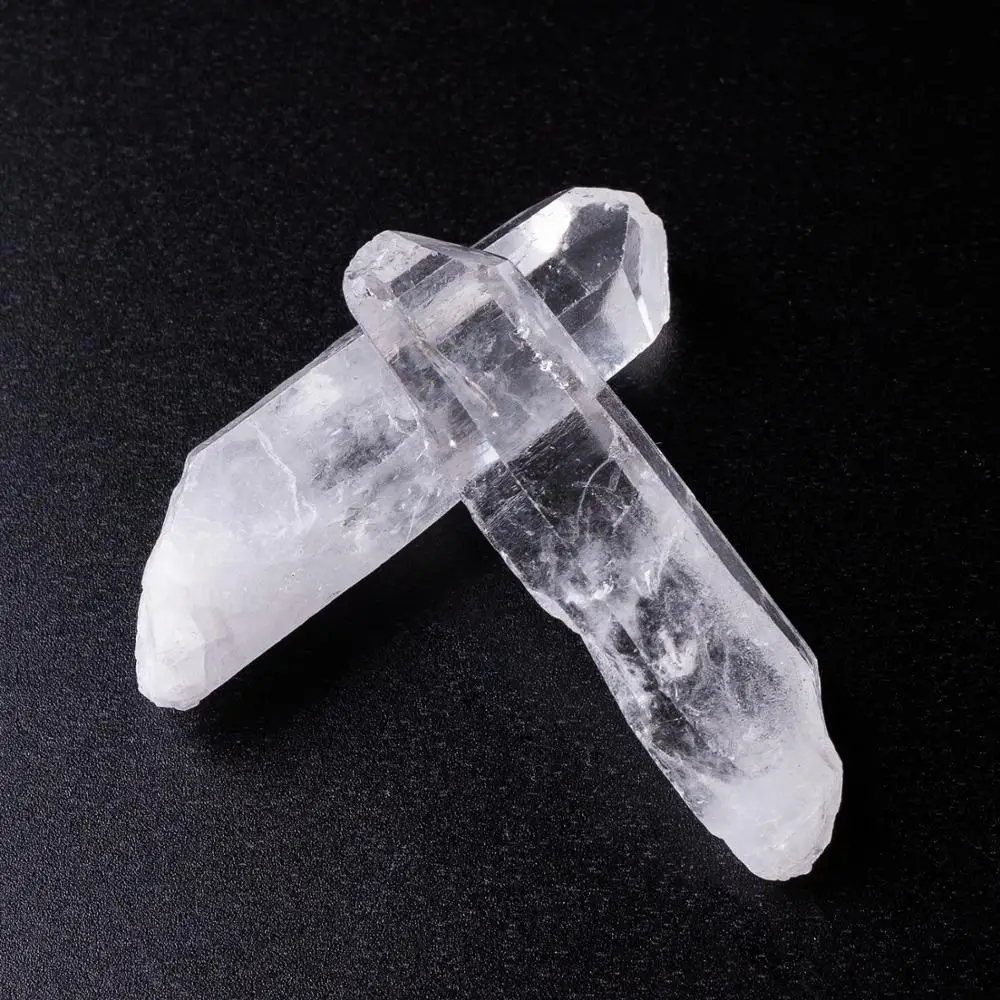 3pcs White Crystal Skiltyje Gamtos Aišku, Akmens Kristalai Ramstis Pavyzdys Gydymo Reiki Mineralinės Lazdelės Akmenys