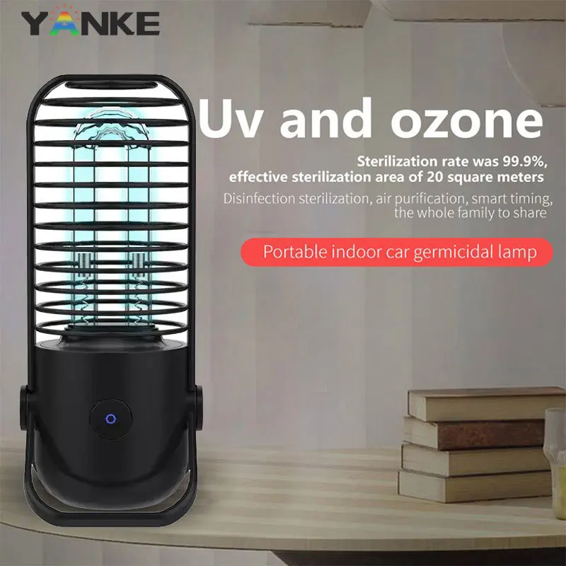 Youpin Xiaoda Poratble USB uv-C Baktericidiniu Ozono Sterilizacija Stalo Lempa Ultravioletinė Sterilizer UV Šviesos Vamzdis Namų Vonios kambarys