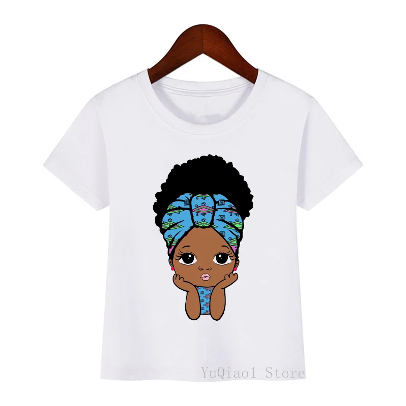 Protingas išsilavinęs motyvuoti melanated mažai melanino princesė marškinėliai mielas black girl marškinėliai puikus, vaikams, drabužiai berniukams, trišakiai viršų