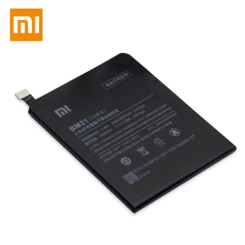 Originalios Baterijos BM21 Už XiaoMi Redmi Pastaba 2900/3000mAh Aukščiausios Kokybės Mobilus Telefonas Batteria Akku +Įrankiai