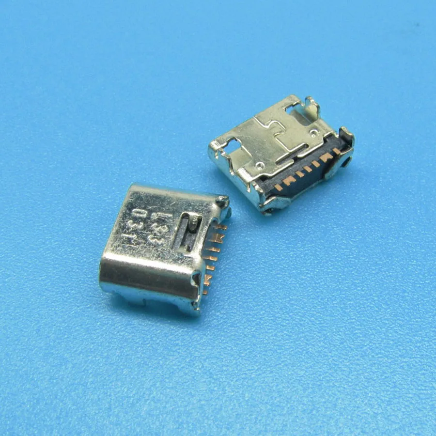 50pcs micro mini USB Įkrovimo lizdas kištukinis lizdas doko Jungtis Jack plug pcb Samsung Galaxy Tab T280 T285 T580 T585 A7 T375