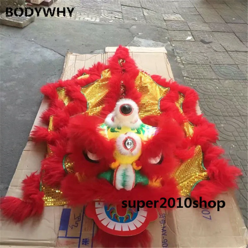 Cosplay Reklamos Pur Pure Vilnos Pietų Liūtas Du Vaikai Lion Dance Talismanas Drabužius Kinijos Žaislų Cosplay Šalis Suknelė Vaikams