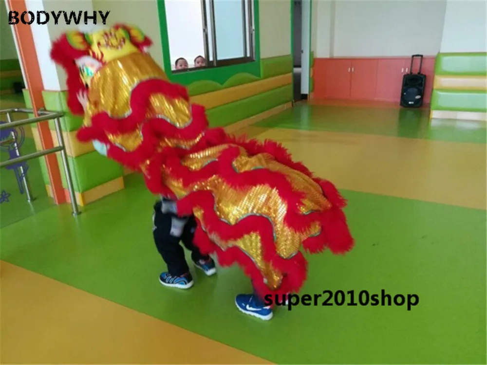 Cosplay Reklamos Pur Pure Vilnos Pietų Liūtas Du Vaikai Lion Dance Talismanas Drabužius Kinijos Žaislų Cosplay Šalis Suknelė Vaikams