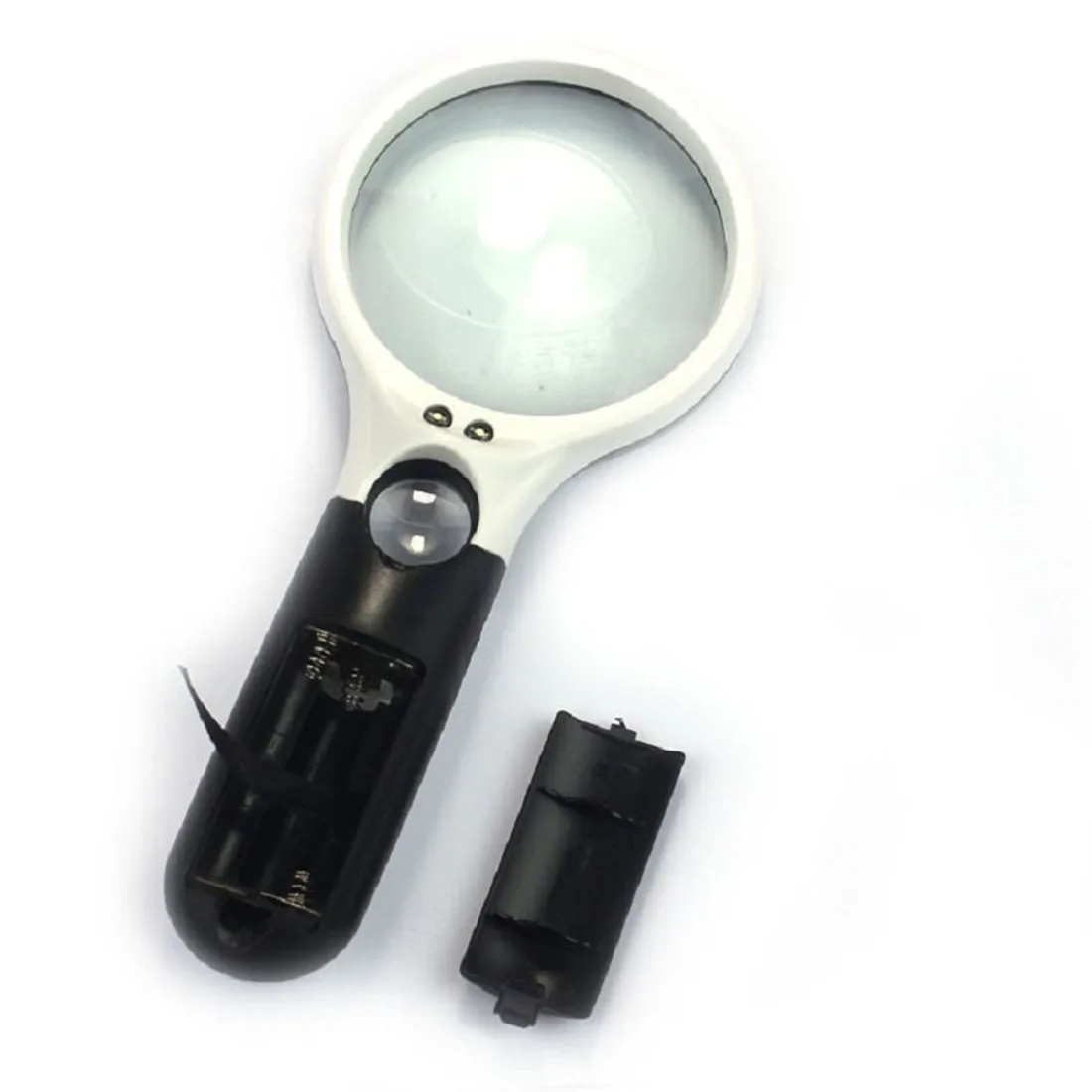 Aukščiausios Kokybės Rankinius Magnifiers 3 LED Šviesos 3X 45X Didinamojo Stiklo Objektyvas Nešiojamą Mini Kišeninis Mikroskopas Skaityti Papuošalai Loupe