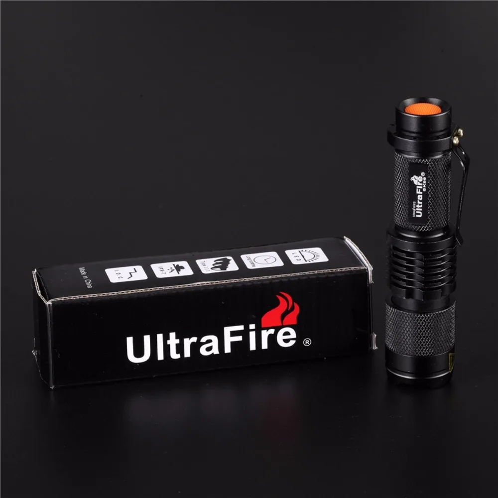 UltraFire SK98 CREE XM-L2 5-režimas priartinimo prožektorius žibintuvėlis Žibintų Medžioklės taktikos LED glare žibintuvėlis luz nešiojamų flash