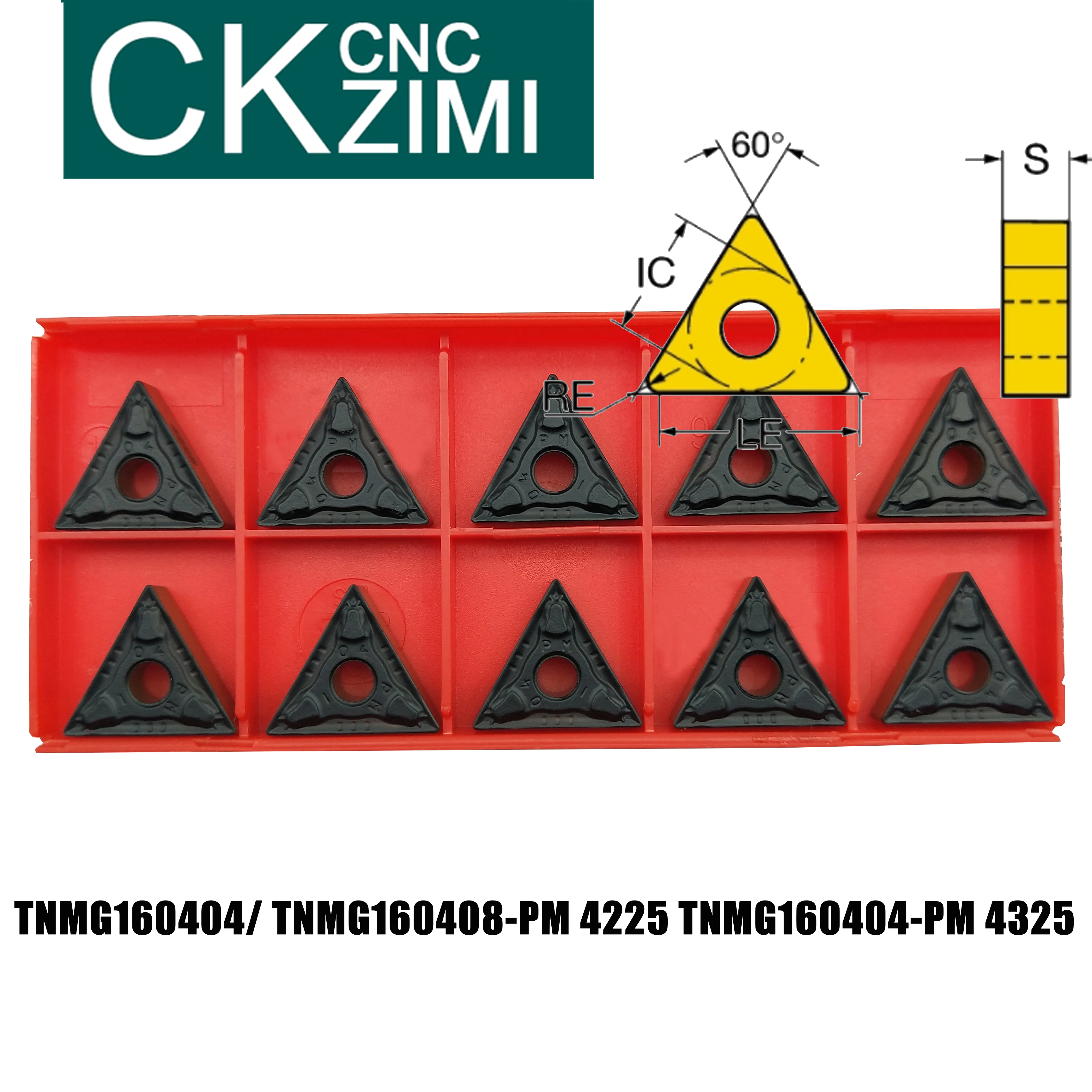 TNMG160404/TNMG160408 PM 4225 TNMG160404-PM 4325 Išorės tekinimo karbido įterpti cnc TNMG 331-PM TNMG 332-MM tekinimo staklių pjovimo įrankis