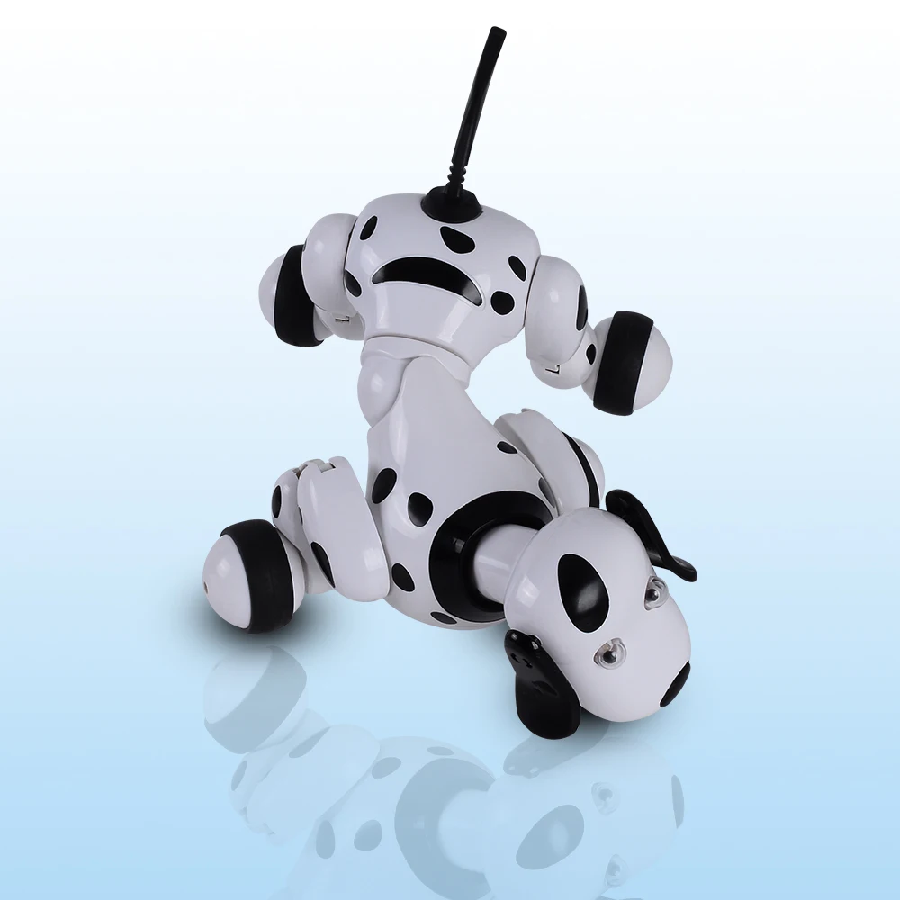 Robotas šuns žaislas rc robotai gyvūnus, radijo bangomis valdomas radijo bangomis valdomus žaislus, vaikų vaikai raudona balta 2020 naują dovanų