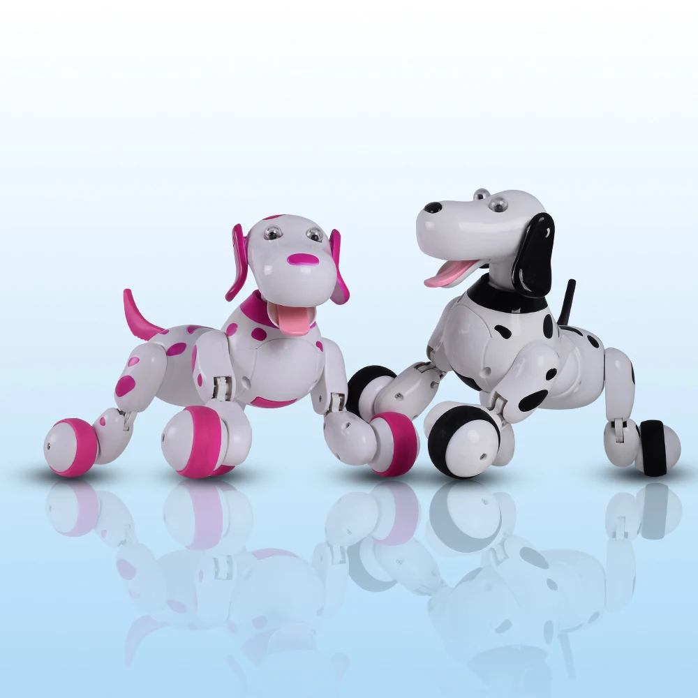 Robotas šuns žaislas rc robotai gyvūnus, radijo bangomis valdomas radijo bangomis valdomus žaislus, vaikų vaikai raudona balta 2020 naują dovanų