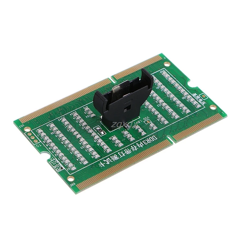 DDR3 Atminties Lizdas Testeris Kortelę su LED Šviesos Nešiojamas Plokštė NotebookDrop Pristatymas