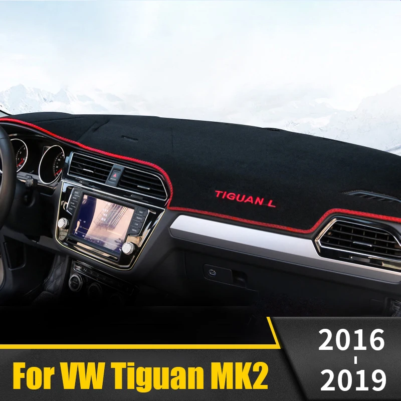 Volkswagen VW Tiguan 2009-M. 2016 2017 2018 2019 Automobilio prietaisų Skydelio Dangtelį Ant Kilimėlio Saulės Pavėsyje, Trinkelėmis, kiliminė danga, Interjero Priedai