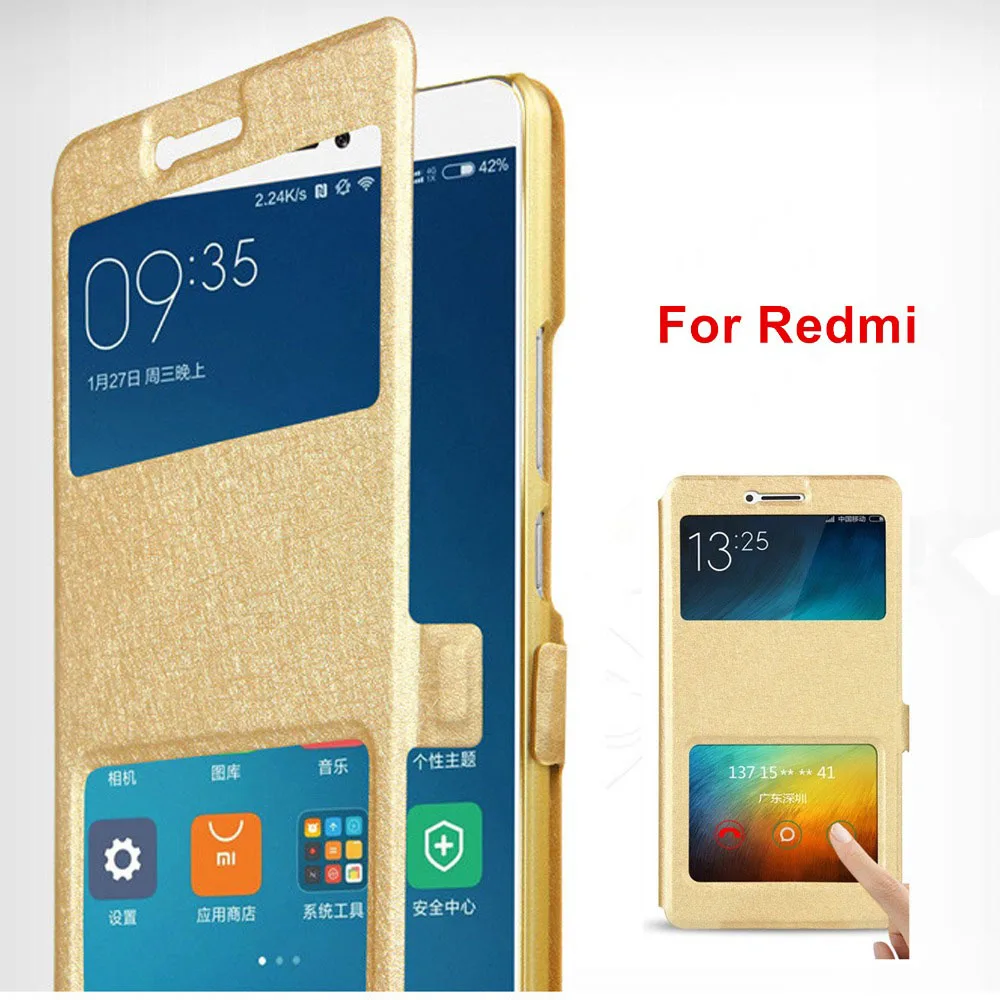 Flip Case For Xiaomi Redmi Pastaba 7 6 5 Pro 6A 4X 4 3 Plus S2 5A 4A 3S Odos Atveju Redmi Raudona Mi Pastaba 7 6 5 4 4 Pro Dangtelį