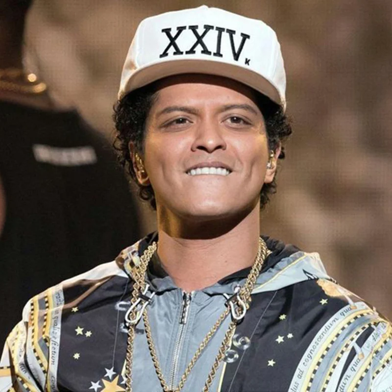 Unisex Bruno Mars Beisbolo kepuraitę 24k Magija Gorras K-pop Medvilnės Kaulų Reperis XXIV Tėtis Skrybėlę Hip-Hop Snapback Saulės Kepurės Casquette