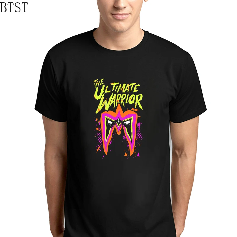 Ultimate Warrior Atsitiktinis Vyrų Marškinėliai hip-hop stiliaus harajuku Trumpas Rankovės O-Kaklo Vyriški T-Shirt Cool Tshirts