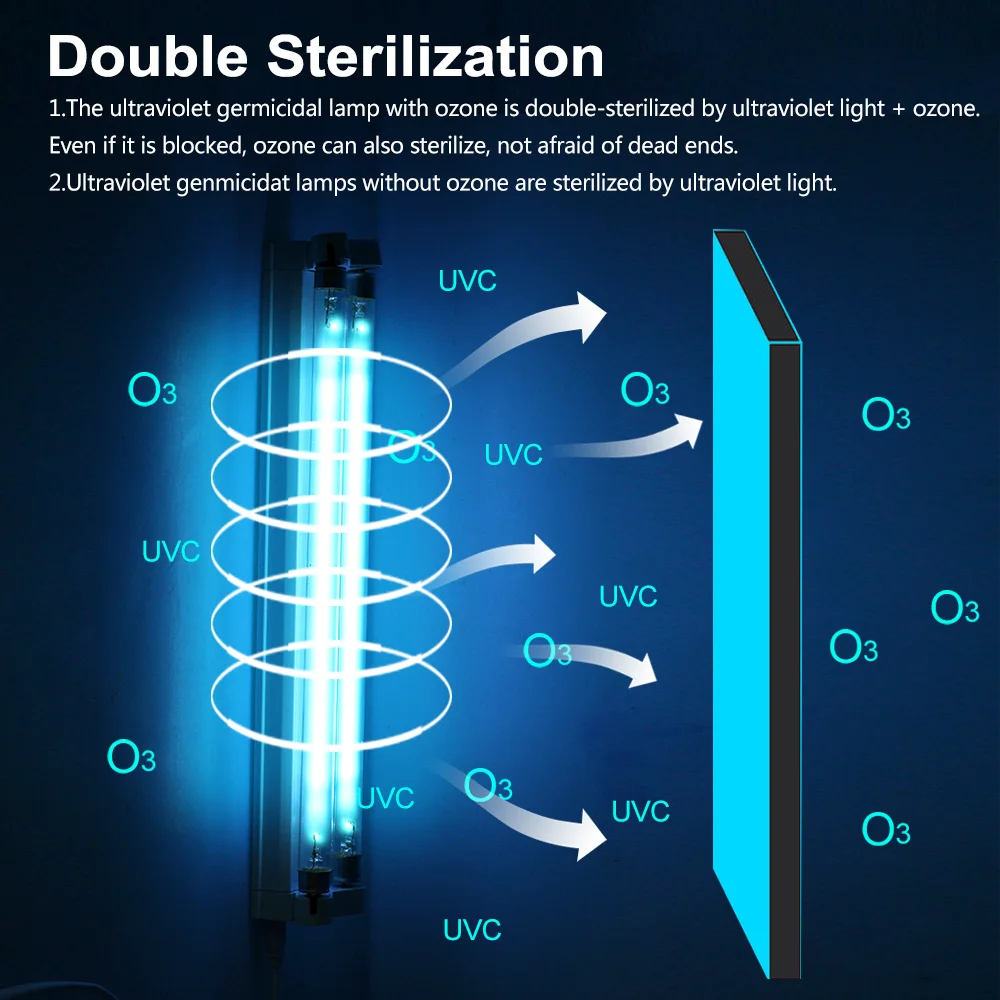 220V Ultravioletinių Baktericidinė Lempa T5 Vamzdis 16W uv-C Ozono Dukart sterilizuotas Kambarys Sterilizer Kvarcinis LED UV Šviesos Namuose / Ligoninėje