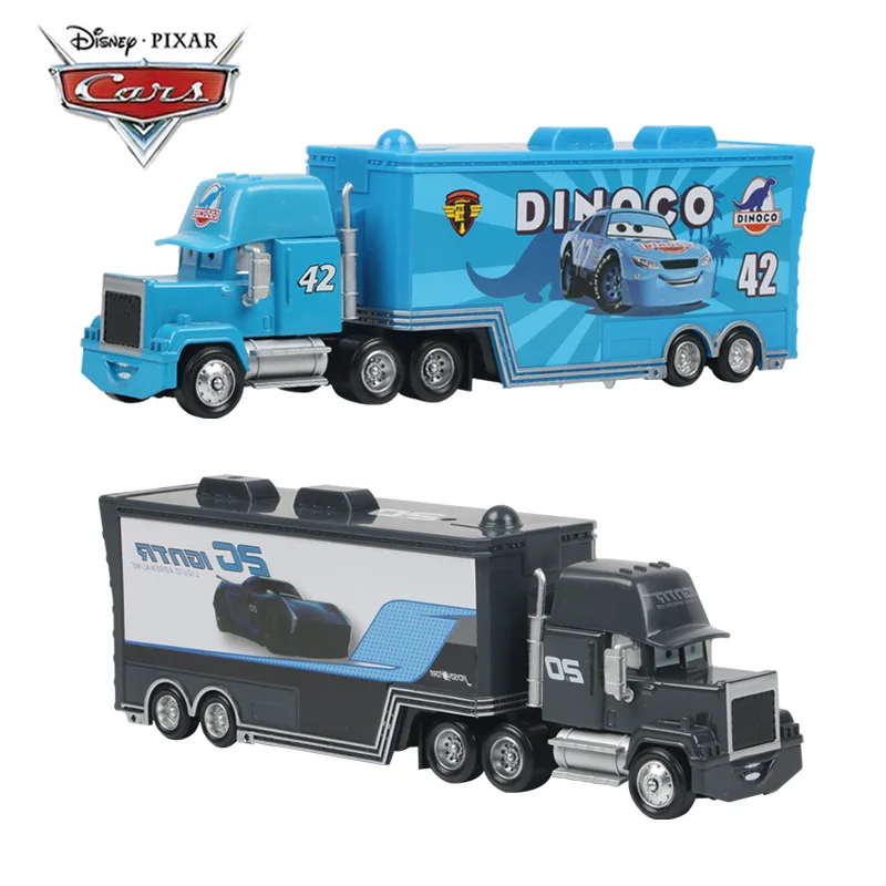 Disney Pixar Cars 3 Žaibas McQueen Metalo Mack Dėdė Sunkvežimių 1:55 Vehical Automobilių Žaislai Naujųjų Metų Kalėdų Dovana Vaikams