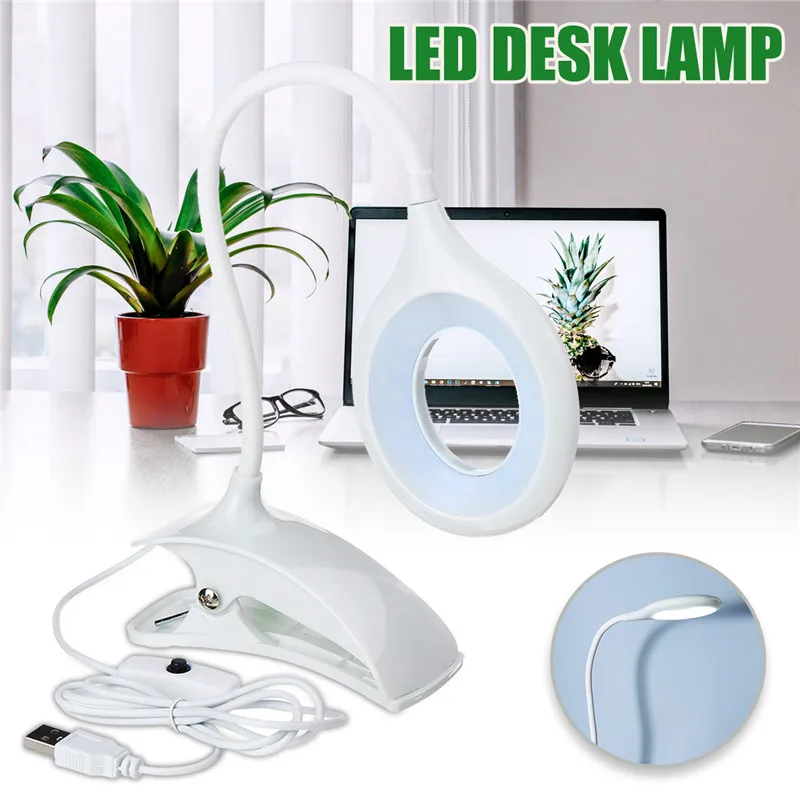 LED Stalo Lempa su Apkaba DC5V Skaitymo Šviesos Akių Priežiūros USB Stalo Lempa LED Naktiniai staleliai, Lempa Kūdikiui Naktį Šviesos Įrašą