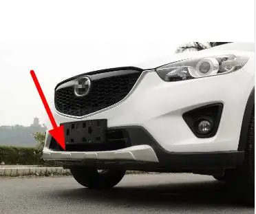 2 vnt/SET Nerūdijančio plieno priekinis ir galinis Bamperis Raštas Slydimo Plokštė padengti Mazda CX-5 CX5 metai 2012 2013 2016