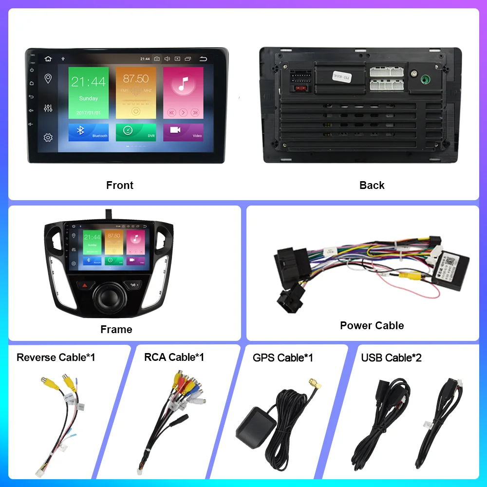 OKNAVI Automobilio Radijo Ford Focus Mk3 2011-2019 GPS Navigacija, WIFI 4G 64G 8 Core Multimedia Vaizdo Grotuvas 