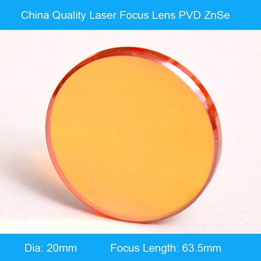Kinija Lazerio Lęšio /Fokusavimo Objektyvas dia 20mm Ilgis 63,5 mm Co2 Lazerio Pjovimo Graviravimo Staklės Pjovimo Dalys