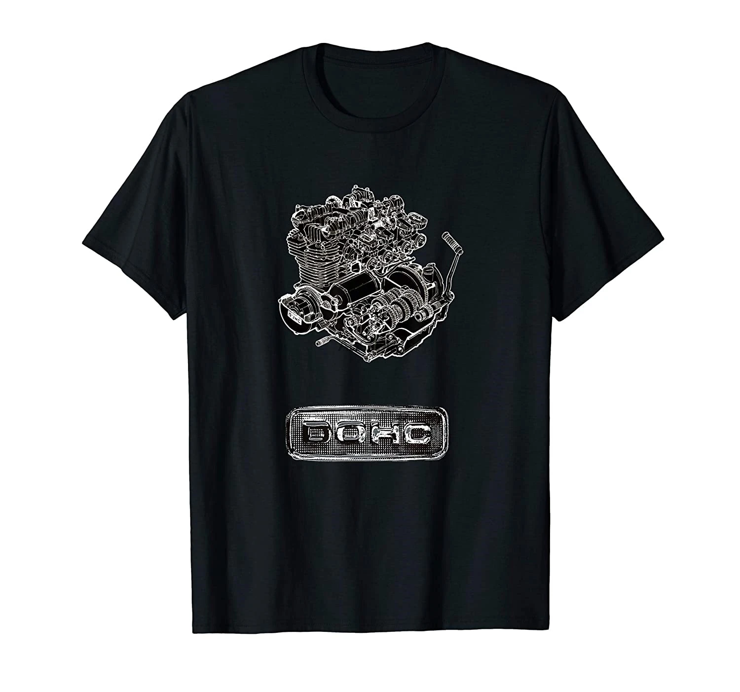 Legendinis Kwaka Z1 900 DOHC Variklis Dizaino T-Shirt