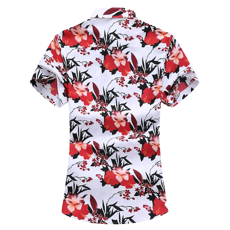Plius Dydis M-7XL Naujas Vasaros vyriškų Žiedų Marškinėliai Mados Spausdinimo Trumpas Rankovės Marškinėliai Vyrams 2020 Atsitiktinis Paplūdimio Havajų Marškinėliai Vyras