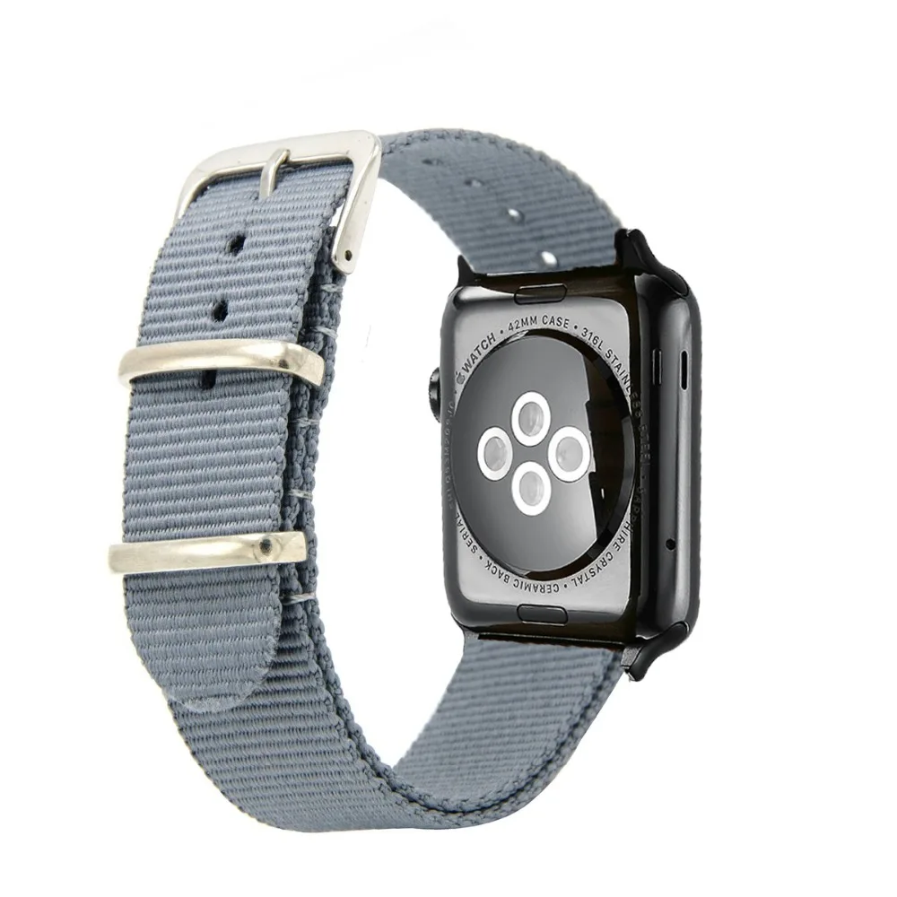 Nailono Watchband Apple Watch Band Serijos 6/5/4/3/2/1 Sporto Odos Apyrankė 42mm 44mm 38mm 40mm Dirželis iwatch SE Juosta