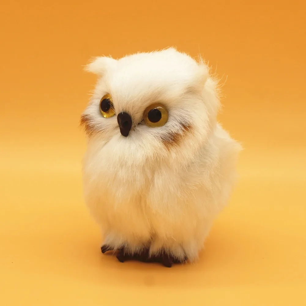 Mielas White Owl Modeliavimas Žaislas Mergina, Namų Dekoravimo, Modeliavimo Pelėda baltos Dirbtinės Pelėda Vaikams, Žaislai