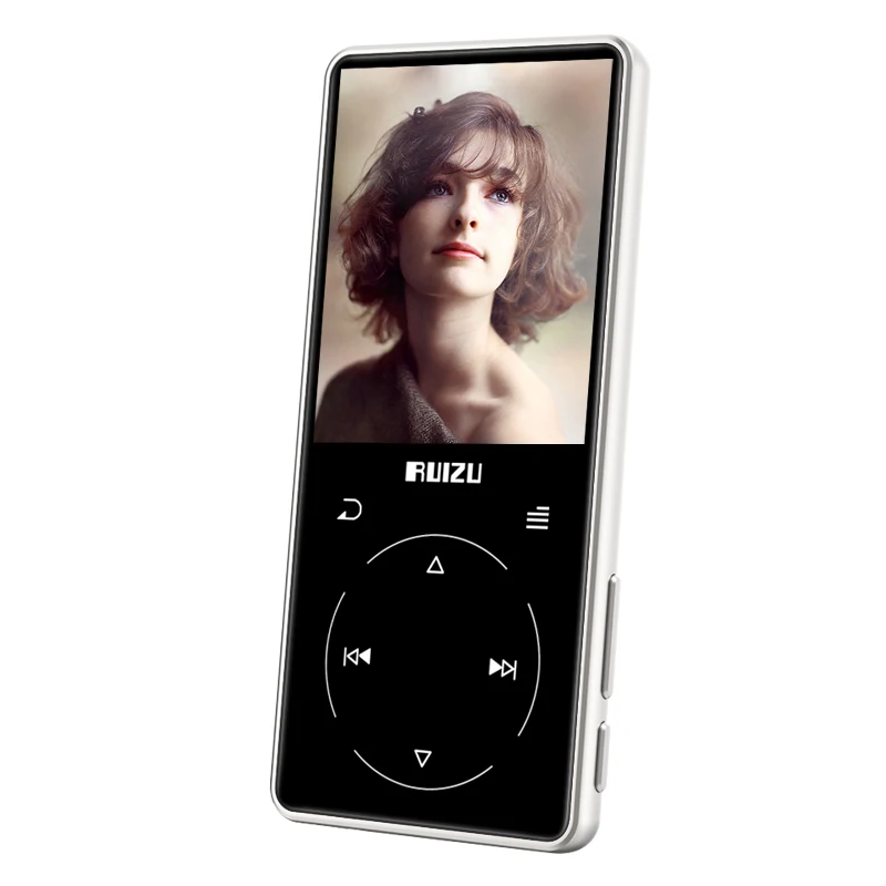 Metalo Originalus RUIZU D16 Bluetooth, MP3 grotuvas, 2,4 colių 8GB 32GB HIFI Muzikos Vaizdo grotuvas su FM radijas, e-knyga, vidinis Garsiakalbis