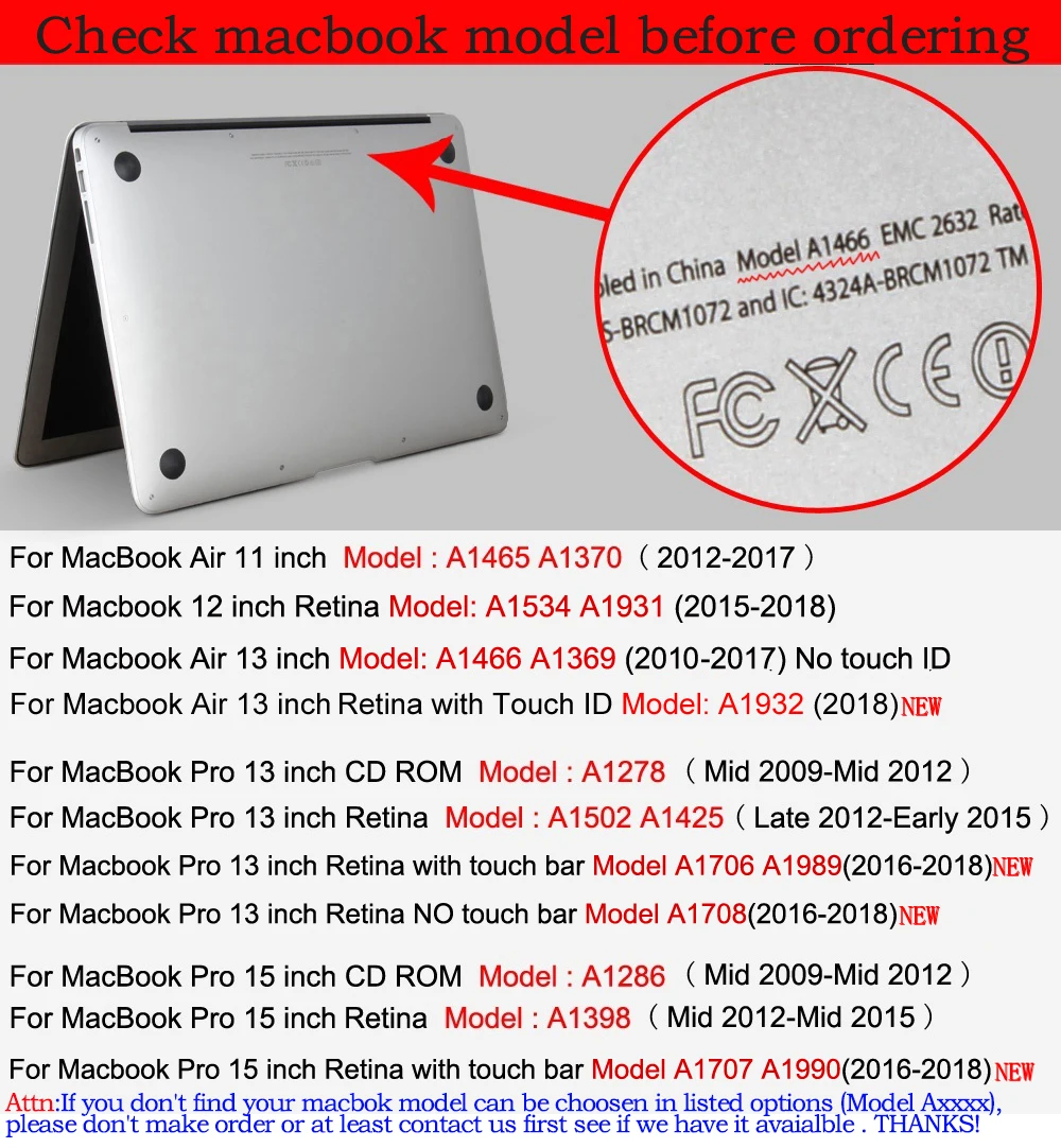2019 Naujas Modelis spausdinimo Laptop Case Cover+klaviatūros dangtelis Apple MacBook Air 11.6 13.3 colių 