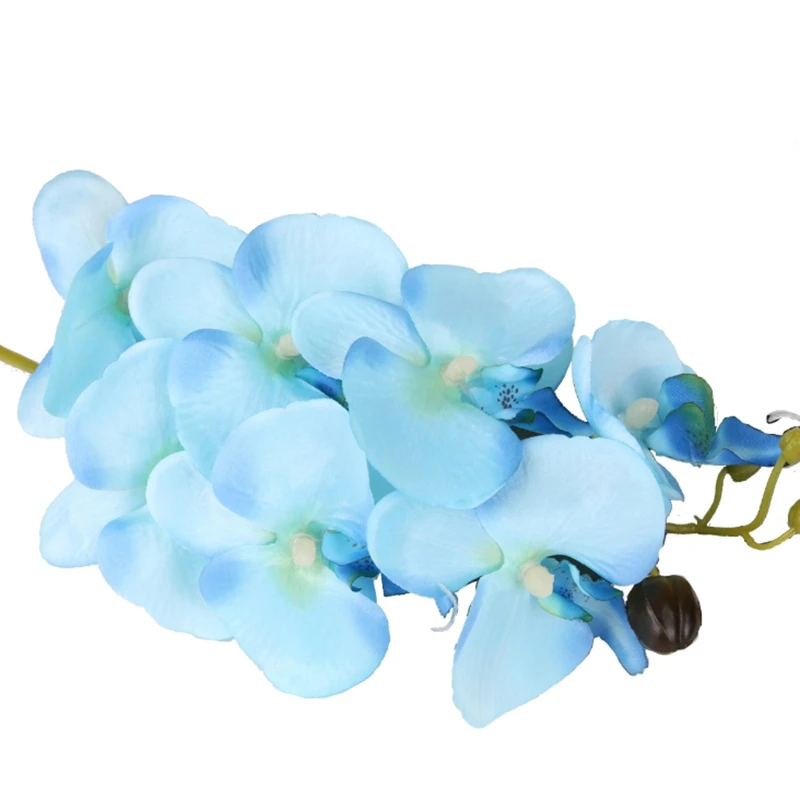 7heads Dirbtinės gėlės aukštos kokybės 3D drugelis orchidėjos, vazos, namų dekoro miegamasis Lentelė, kurioje vestuvių dekoratyvinių gėlių