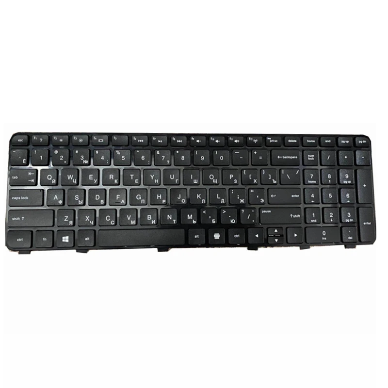 Rusijos Naujas HP DV6 DV6-6000 6101TX 6151TX Pavilion DV6-6200 DV6-6b00 dv6-6c00 RU juodos spalvos nešiojamojo kompiuterio klaviatūra Su karkasu