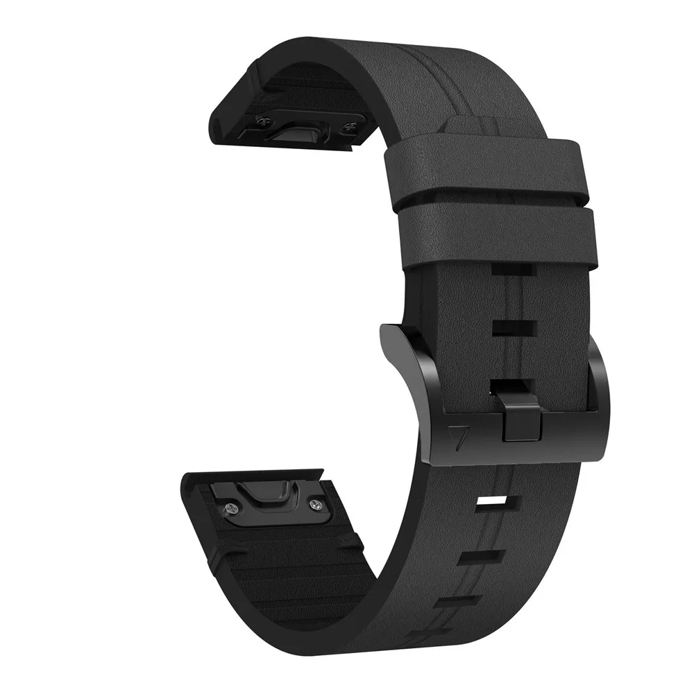 Naujas Klasikinis prabangus Odinis laikrodis Dirželis Lengvai tilptų greitai Susieti Apyrankę, Diržą 22MM Garmin Fenix 5 Smart Watch band apyrankė