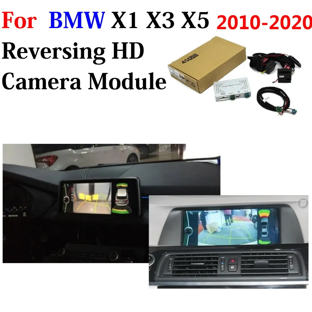 Automobilio Galinio vaizdo Kamera Adapteris Dekoderis BMW X1/X3/X5 2010~2020 Ekranas 6.5