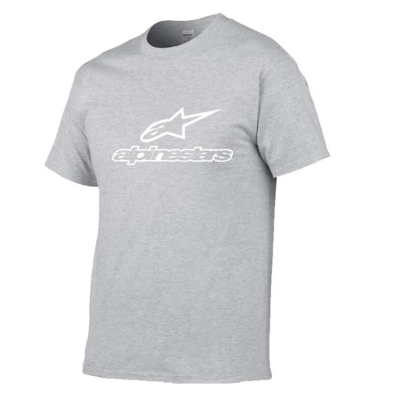 Alpių Star Marškinėliai Vyrams Viršūnės Vasarą trumpomis Rankovėmis T-shirt Medvilnės Mans 
