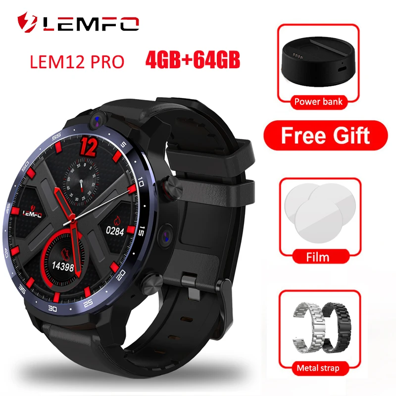 LEMFO LEM12 pro Smart Watch Vyrų 4G RAM 64G ROM Smartwatch 
