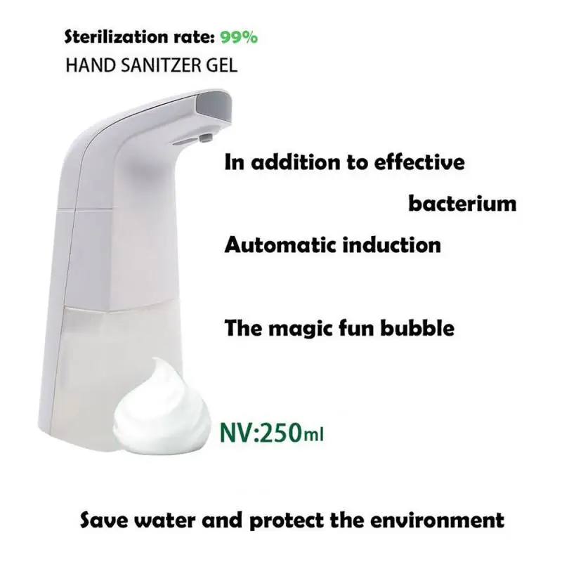 Touchless Vonios kambarys Balionėlis Smart Jutiklis Skysto Muilo Dozatorius Virtuvės Vertus Sanitizer dispensador jabon automatico