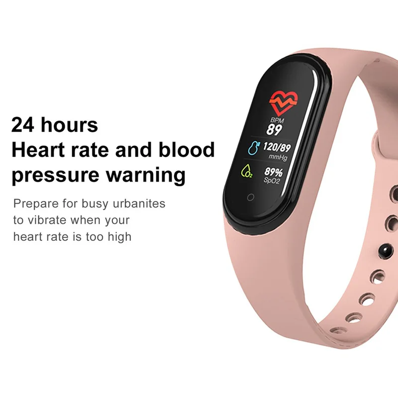 M4 Išmaniųjų Laikrodžių Apyrankės Skambinkite Pranešimą Priminimas, Širdies ritmas, Kraujo Spaudimo Monitorius Smartwatch 