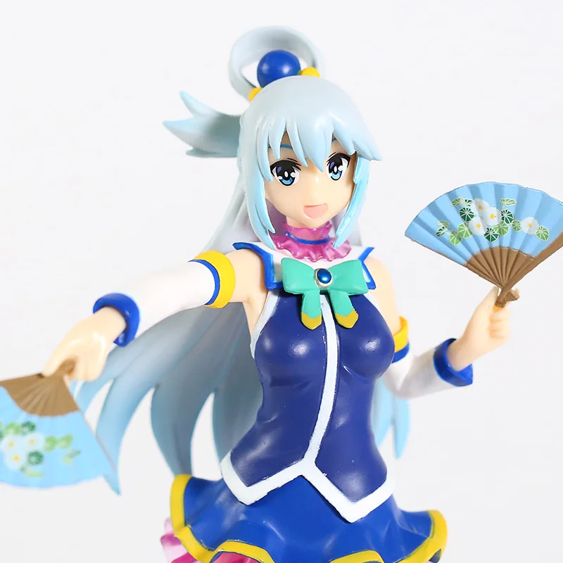Konosuba: Dievas laimina Šį Nuostabų Pasaulį! Aqua PVC Pav Anime Mergina Brinquedos Modelis Žaislas