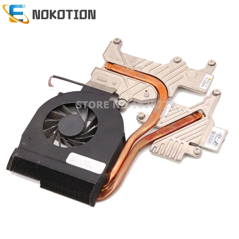 NOKOTION 60.4GD06.001 Radiatorių Acer aspire 5740 5740G laptop CPU GPU aušinimo heatsink with fan