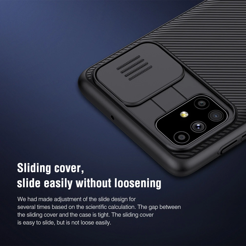 Samsung Galaxy M51 Atveju Nillkin Objektyvas Apsaugoti Atveju, priešslydžio sistema CamShield Kameros Apsaugos Galinio Dangtelio Samsung M51