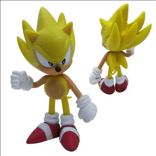 OHMETOY Super Sonic The Hedgehog JP Anime Veiksmų Skaičius, Žaislų PVC Knuckles Mephiles Amy Uodegos 6cm Vaikams, Žaislų, Dovanų Brinquedos