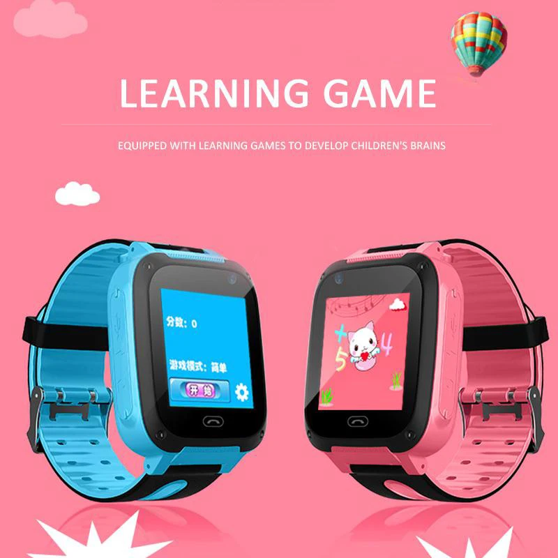 S4 Vaikai SmartWatch GPS Ryšį Žiūrėti Vaikams Apyrankę su Muzika Žaidimas Kamera Sim Kortelės Anti-lost Kūdikių Smartwatches, skirtų 