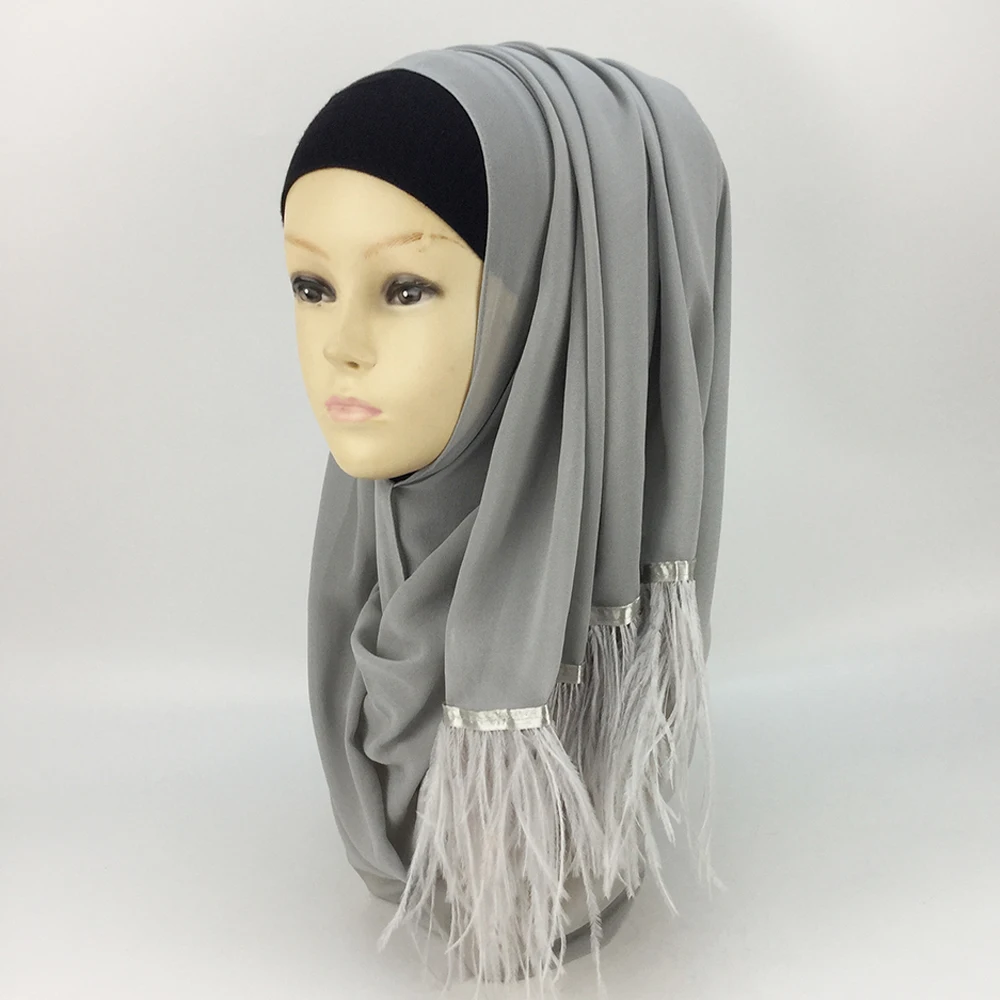 2020 Šifono Kutas Hijab Abaja Šalikas Turbaną Musulmonų Hijabs Foulard Femme Rait Moterų Skarelė Turbante Musulman