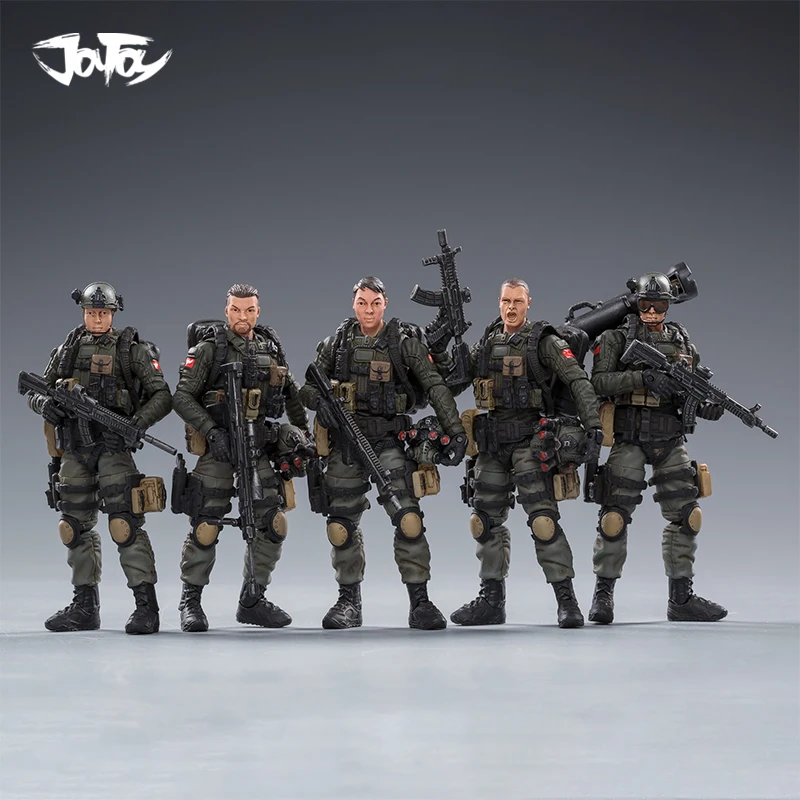 NAUJAS JOYTOY 1/18 veiksmų skaičiai PLA Armijos Kovos su terorizmu Padalinio kolekcijos modelis Žaislai