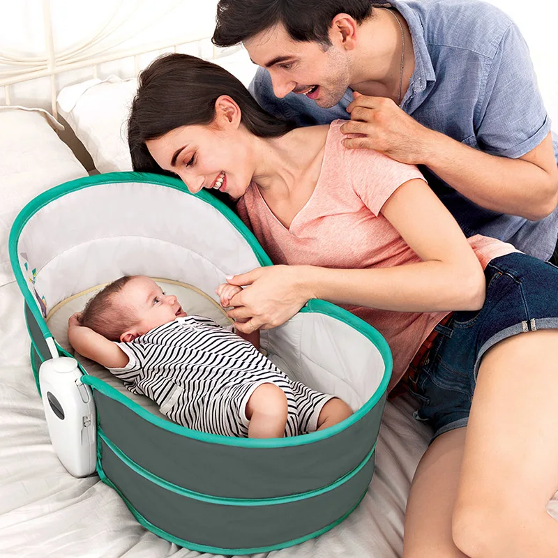 Kūdikių Elektros Baby Shaker Vibracijos Supamoji Kėdė Smart Lova Miegoti, Ponaitis Automatinė Paguodos Kėdutė, Lopšys Krepšelio