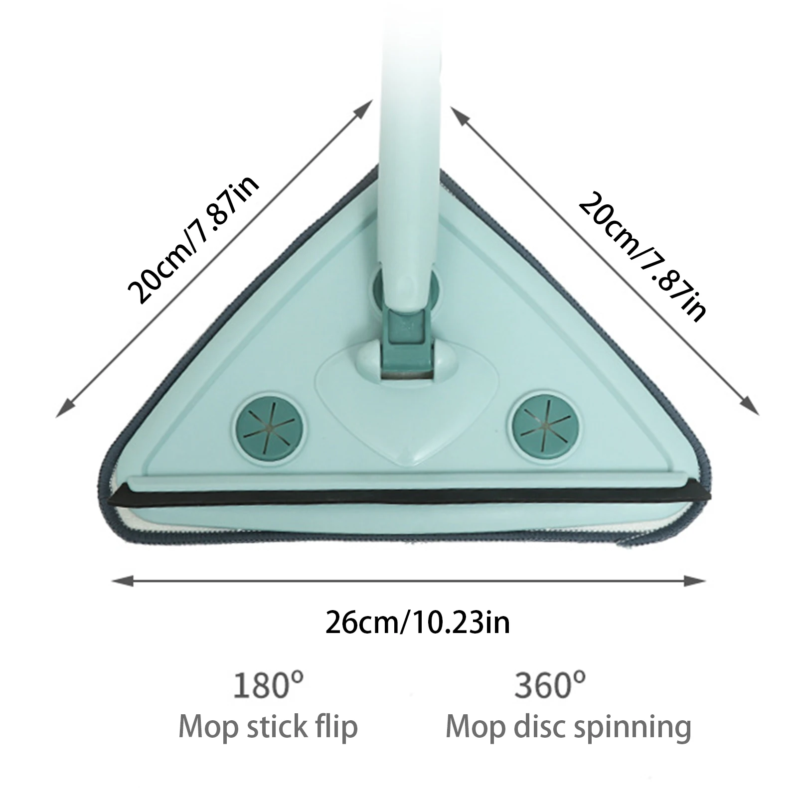 Naujas Pasukti Trikampio Valymo Mop Reguliuojamas Mini Valymo Mop Kambario, Virtuvės Grindų Valyti Šepečiu Tingus Valymo Mop Dropshipping