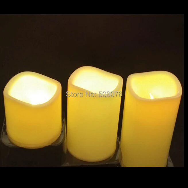 1sets(3pcs) Flameless Mirgėjimo LED Arbata Žibintai, Žvakės, Nuotolinio Valdymo Elektros Žvakių Vestuvių, Gimtadienio Namų Dekoro