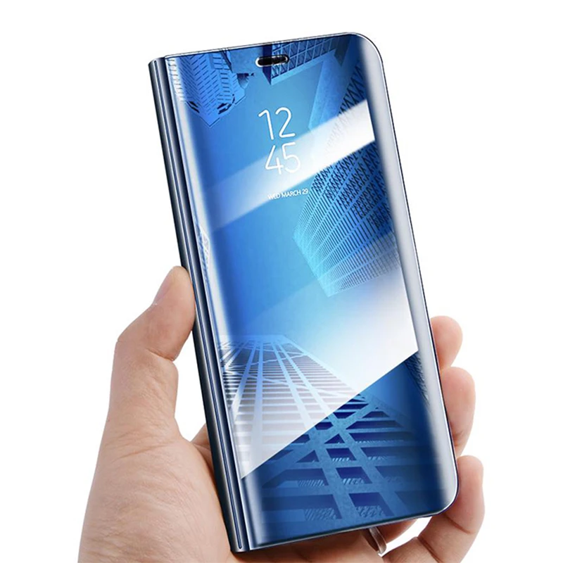 Veidrodis, Flip Odinis Telefono dėklas Samsung Galaxy j3 skyrius J5 J7 A3 A5 A7 2017 J 3 5 7 SM J330F J530F J730F A320F A520F A720F Dangtis
