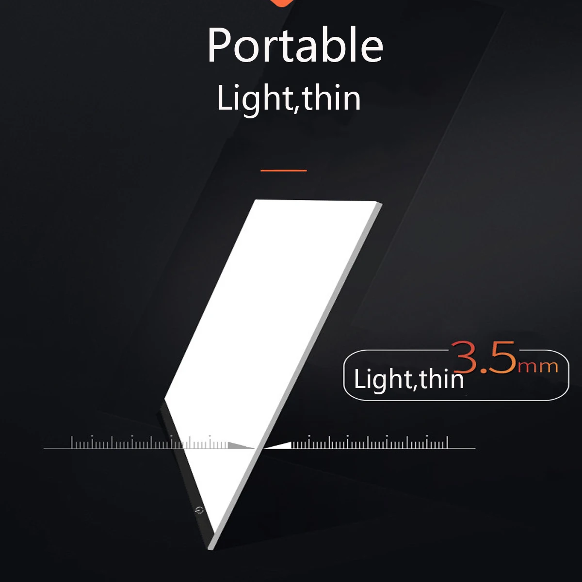 Ultra Plonas A4 LED Šviesos Padas Menininkas šviesdėžės Lentelė Sekimo Piešimo Lenta Bloknotas Diamond Tapybos, Siuvinėjimo Įrankiai