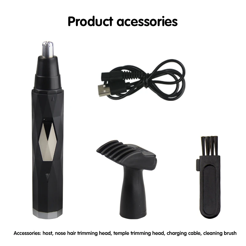 Elektros Nosies Plaukų Žoliapjovės tarpvalstybinių Daugiafunkcinis Vyrų Nosies Plaukų Žoliapjovės USB Įkrovimo Mini Antakių Žoliapjovės Rinkinys